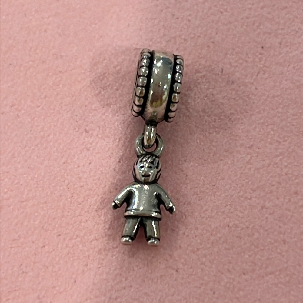 Pandora Dangle Boy Sterling Silver Charm 790859